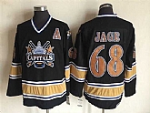 Capitals 68 Jaromir Jagr Black CCM Throwback Stitched Jersey,baseball caps,new era cap wholesale,wholesale hats